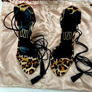 Leopard sandals